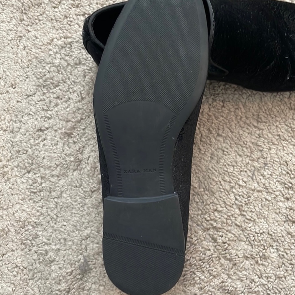 Black rose-designed loafers - Picture 5 of 5